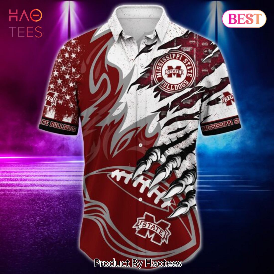 HOT Mississippi State Bulldogs Hawaiian Shirt Trending 2023 HOT Mississippi State Bulldogs Hawaiian Shirt Trending 2023