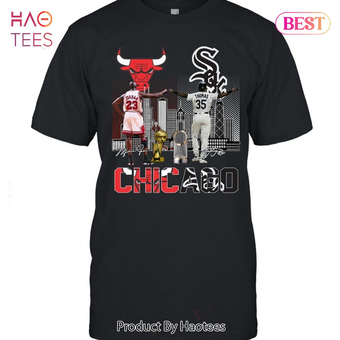 HOT TREND Chicago Bulls & Chicago White Sox Unisex T-Shirt