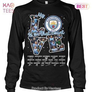 NEW My Love Manchester City Is On That Count Unisex T-Shirt