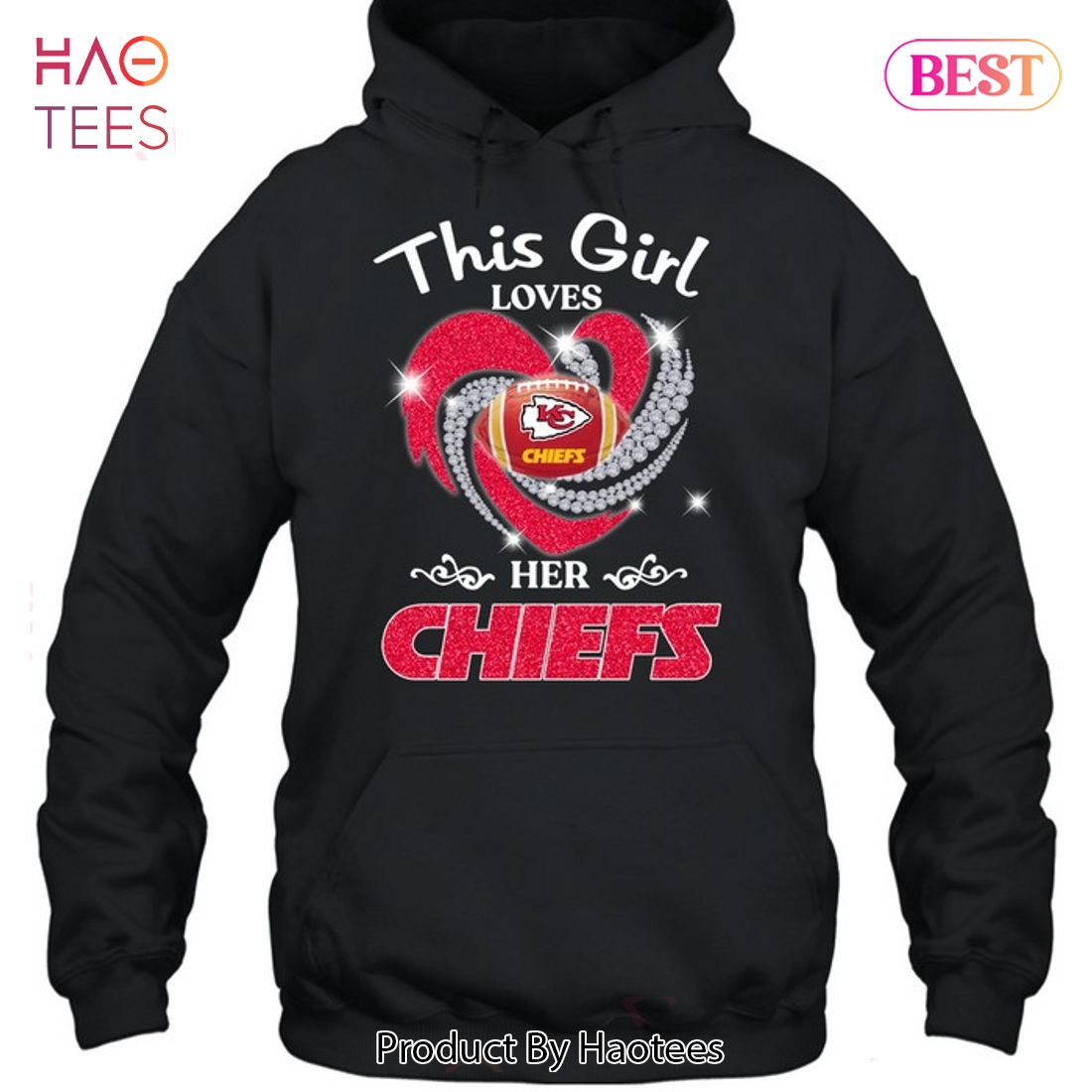 NEW This Girl Loves Her Kansas City Chiefs Unisex T-Shirt