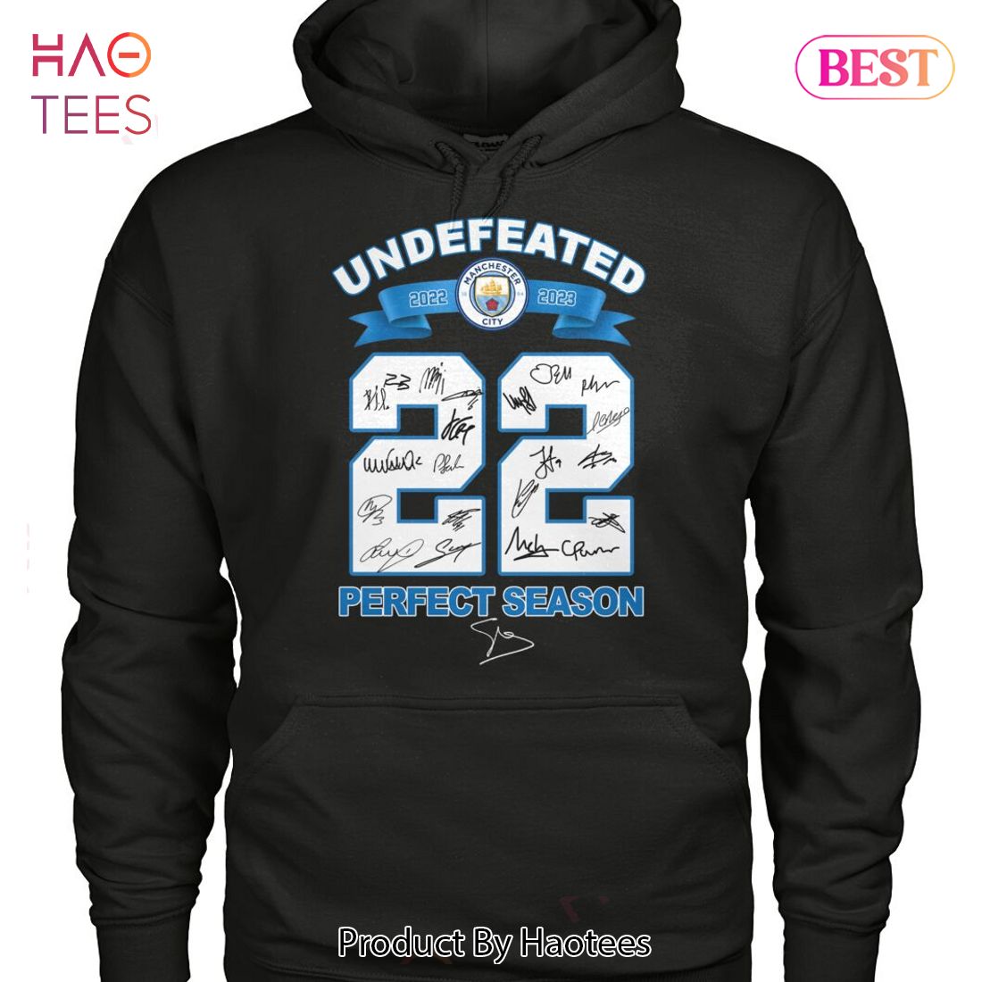 HOT TREND Manchester City Football Club 2022-2023 22 Undefeated Perfect Season Unisex T-Shirt HOT TREND Manchester City Football Club 2022-2023 22 Undefeated Perfect Season Unisex T-Shirt