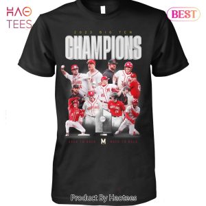 HOT TREND 2023 Big Ten Champions Back To Back Maryland Terrapins Unisex T-Shirt