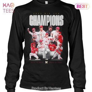 HOT TREND 2023 Big Ten Champions Back To Back Maryland Terrapins Unisex T-Shirt