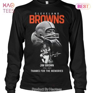 HOT TREND Cleveland Browns Jim Brown 1936-2023 Thank You For The Memories Unisex T-Shirt