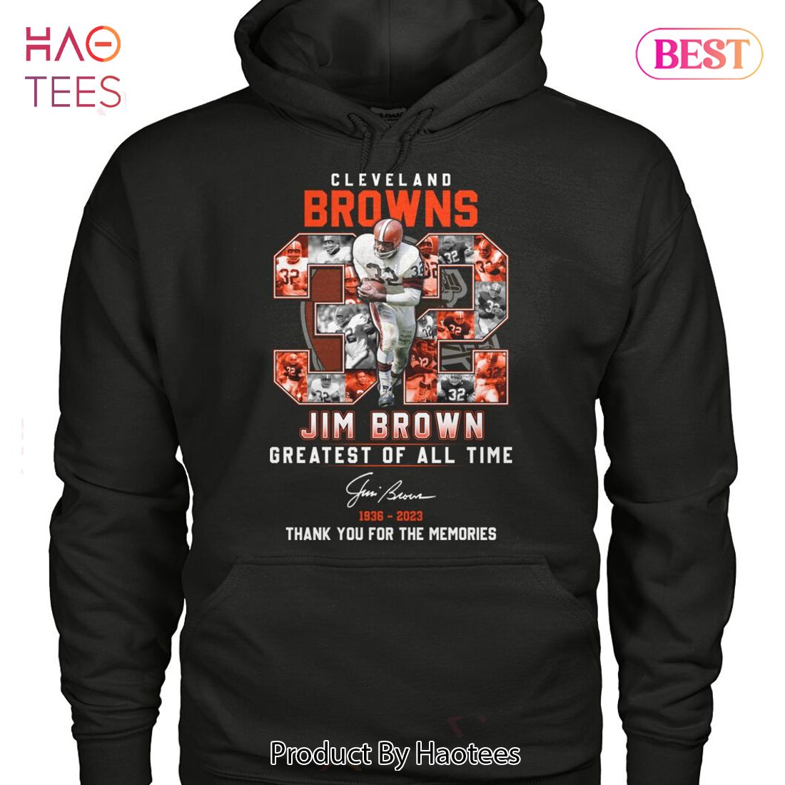 HOT TREND Cleveland Browns Jim Brown Greatest Of All Time 1936-2023 Thank You For The Memories Unisex T-Shirt HOT TREND Cleveland Browns Jim Brown Greatest Of All Time 1936-2023 Thank You For The Memories Unisex T-Shirt
