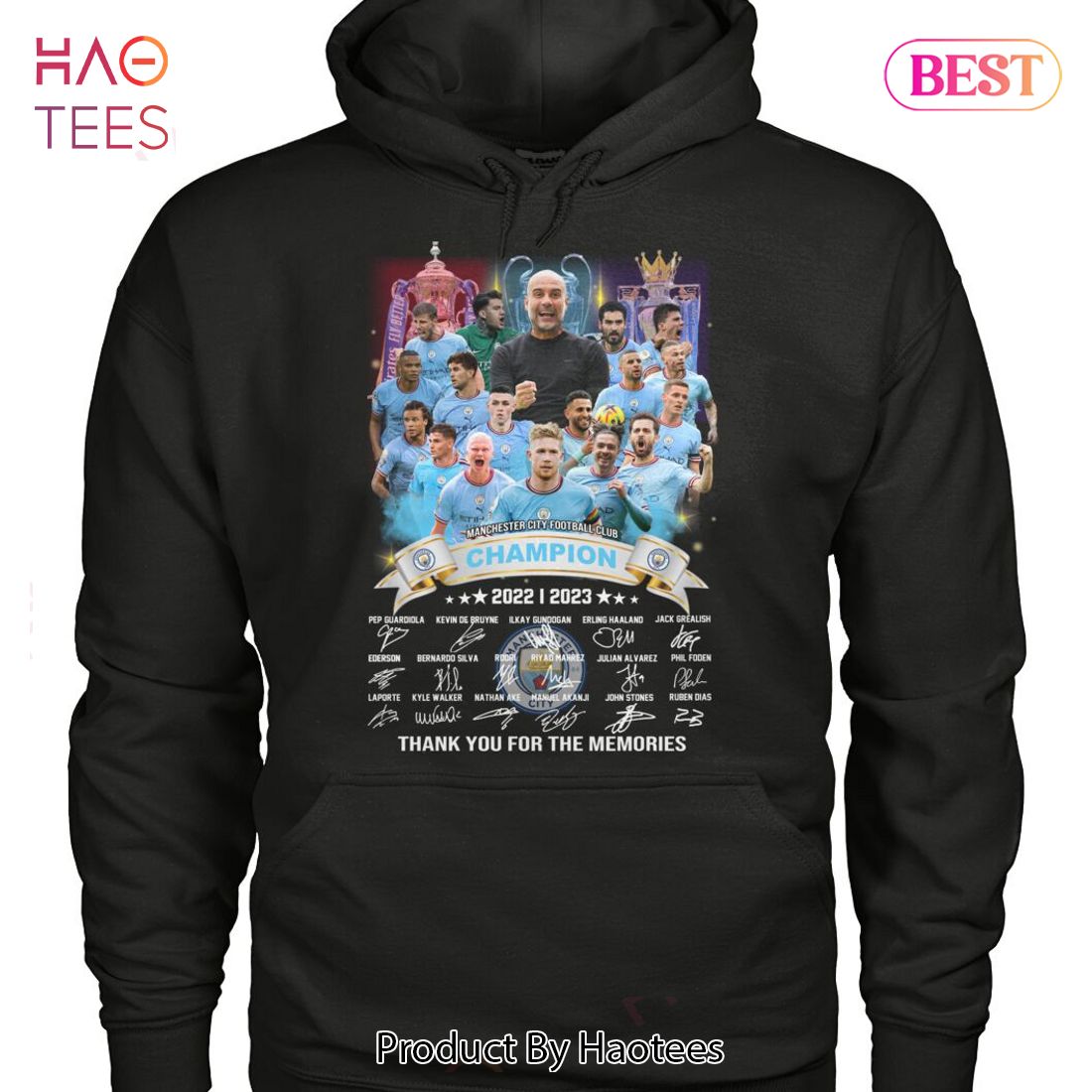 HOT TREND Manchester City Football Club Champions 2022-2023 Thank You For The Memories Unisex T-Shirt HOT TREND Manchester City Football Club Champions 2022-2023 Thank You For The Memories Unisex T-Shirt