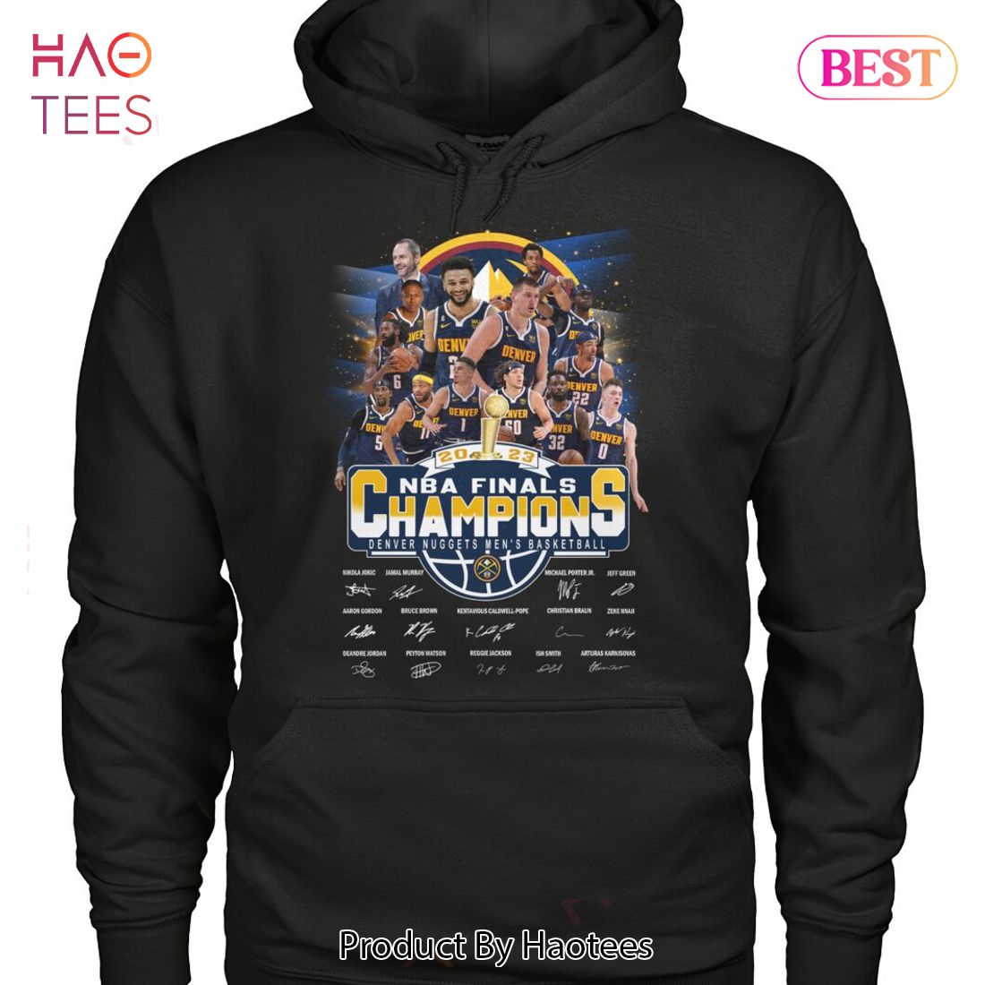 HOT 2023 NBA Finals Champions Denver Nuggets Unisex T-Shirt HOT 2023 NBA Finals Champions Denver Nuggets Unisex T-Shirt
