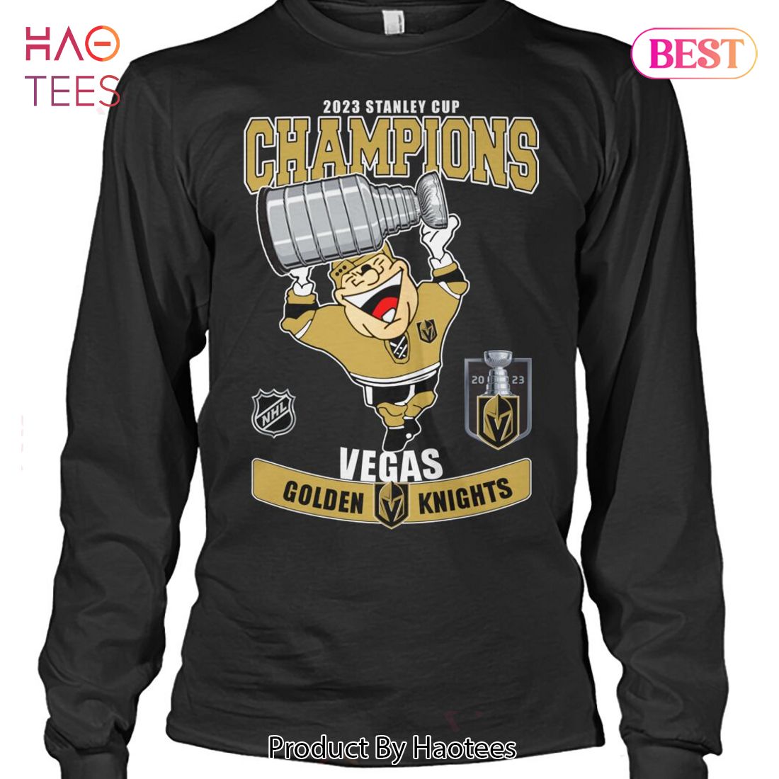 Vegas Golden Knights 2023 Stanley Cup Champions Light-up Knit