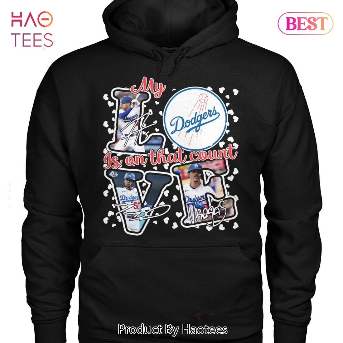 Los Angeles Dodgers Love T-Shirt