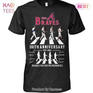 The Atlanta Braves Abbey Road 110th Anniversary 1913 2023 Thank You For The  Memories Signatures Shirt - teejeep