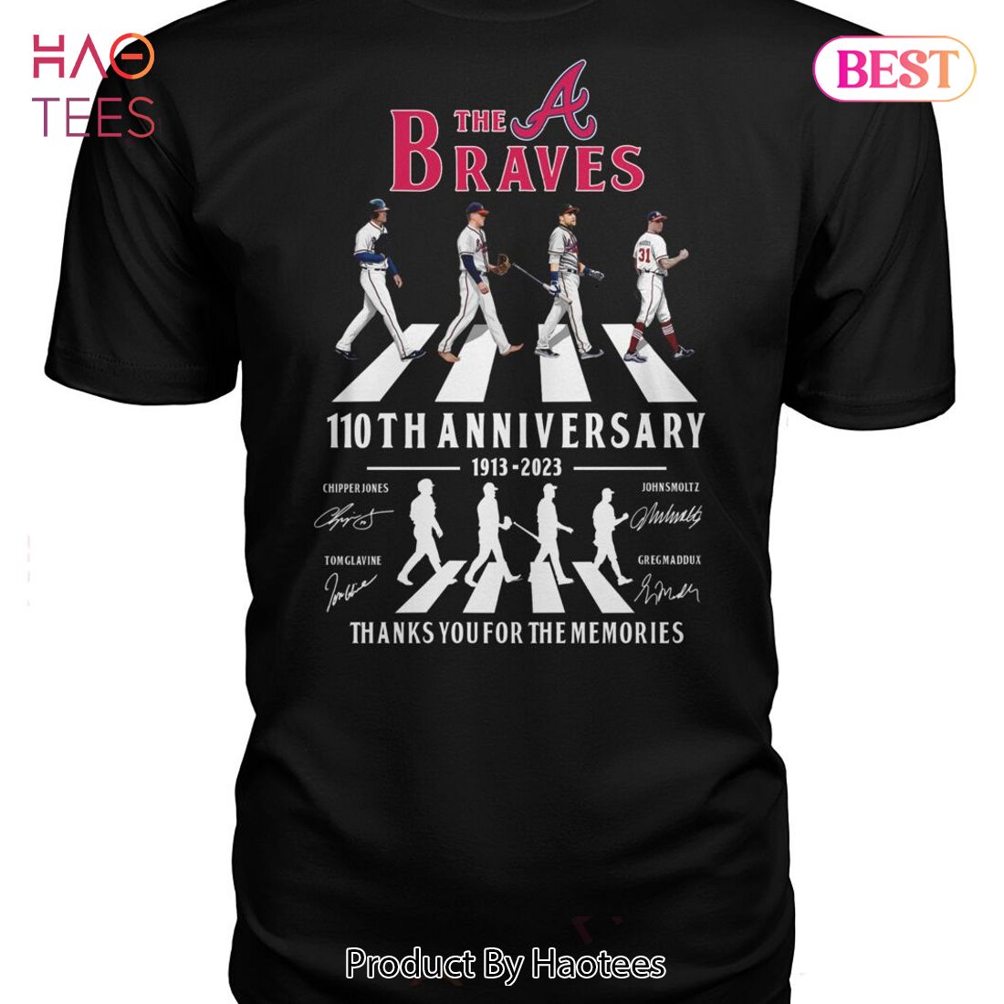 Atlanta Braves The Braves Abbey Road Signatures T-Shirt, hoodie