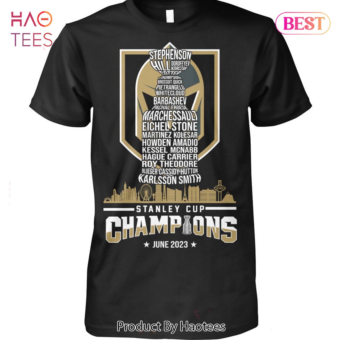 HOT Stanley Cup Champions 2023 Vegas Golden Knights Unisex T-Shirt HOT Stanley Cup Champions 2023 Vegas Golden Knights Unisex T-Shirt