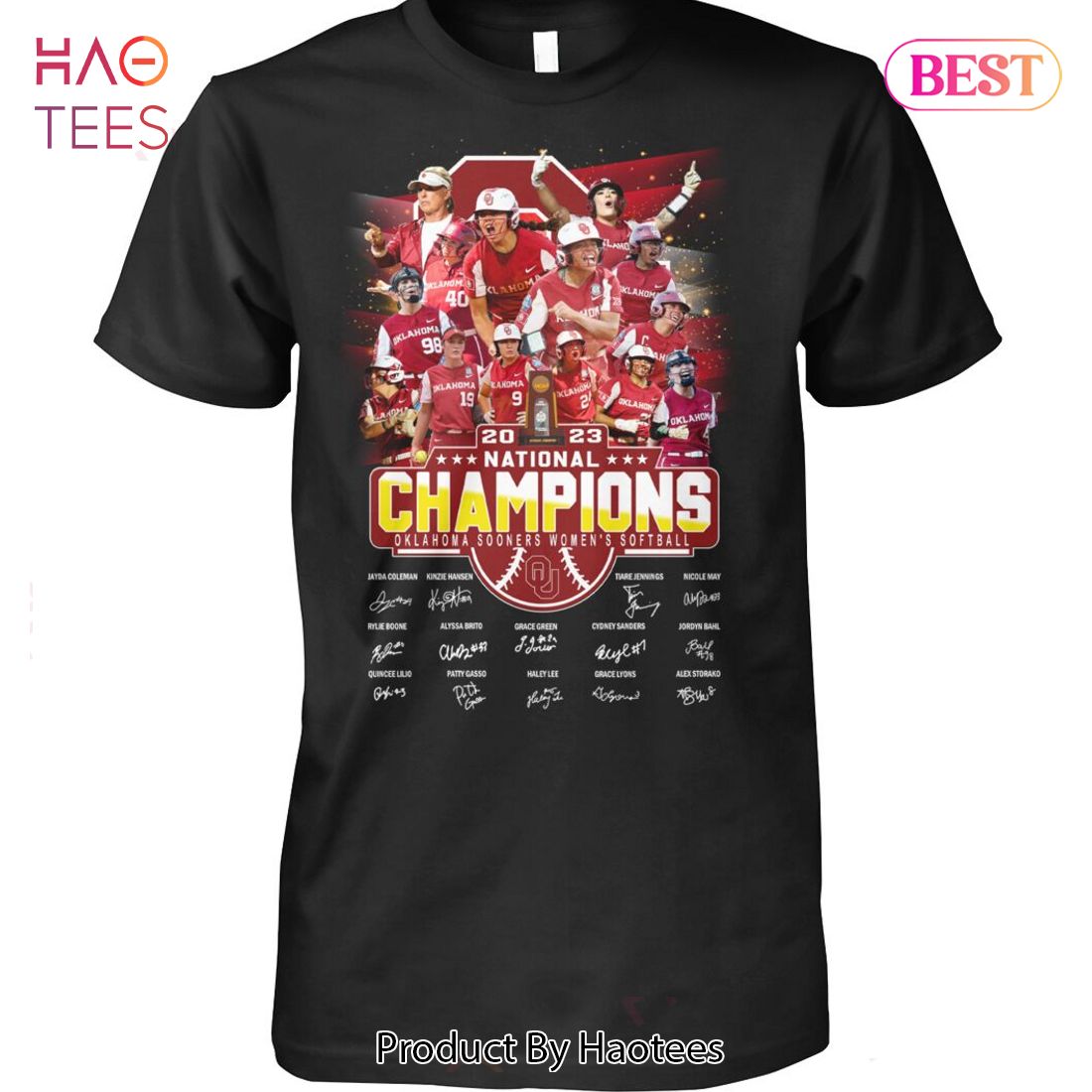 HOT TREND 2023 National Champions Oklahoma Sooners Women Softball Unisex T-Shirt HOT TREND 2023 National Champions Oklahoma Sooners Women Softball Unisex T-Shirt