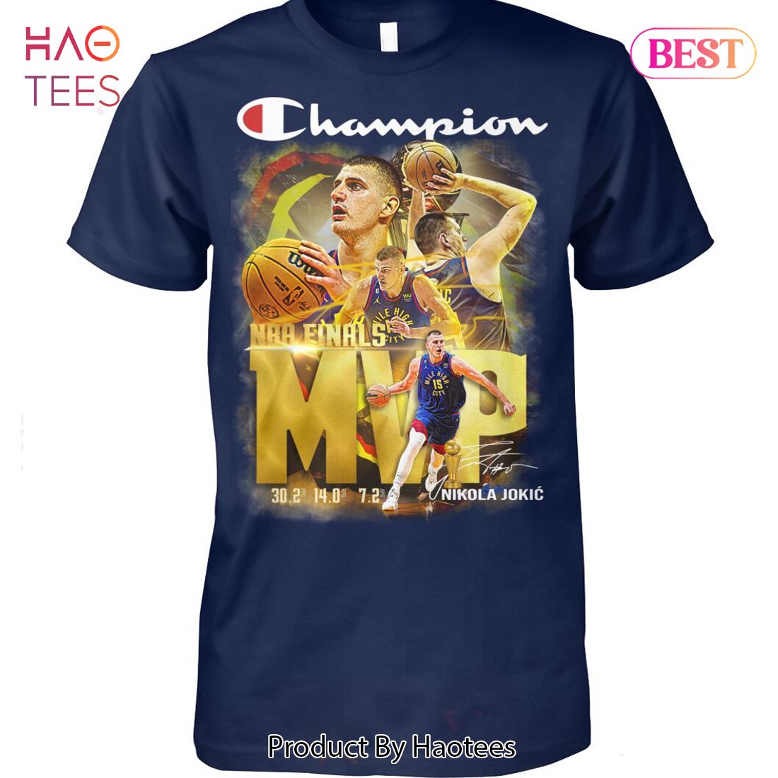 HOT TREND NBA Finals MVP Champion Nikola Jokic Denver Nuggets Unisex T-Shirt HOT TREND NBA Finals MVP Champion Nikola Jokic Denver Nuggets Unisex T-Shirt