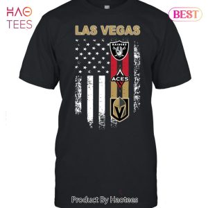 NEW Las Vegas Team Sport Las Vegas Raiders Las Vegas Aces Vegas Golden Knights Unisex T-Shirt