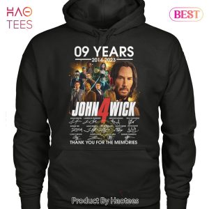 HOT TREND 09 Years 2014-2023 John Wick 4 Thank You For The Memories Unisex T-Shirt
