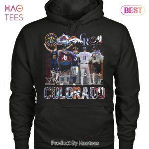 HOT TREND Colorado Team Sport Broncos Rockies Avalanche Nuggets Mammoth Unisex T-Shirt
