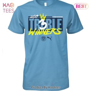 HOT TREND Manchester City  22 23 3 Treble Winners Unisex T-Shirt