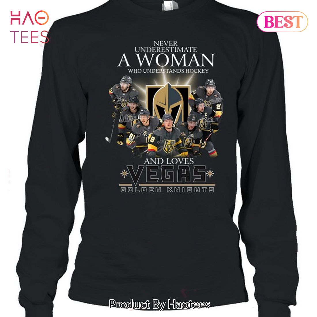 HOT TREND Never Underestimate A Women Who Understands Hockey And Loves Vegas Golden Knights Unisex T-Shirt HOT TREND Never Underestimate A Women Who Understands Hockey And Loves Vegas Golden Knights Unisex T-Shirt