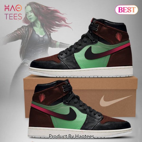 HOT TREND 2023 GOTG Marvel Gamora Air Jordan High Top Sneaker