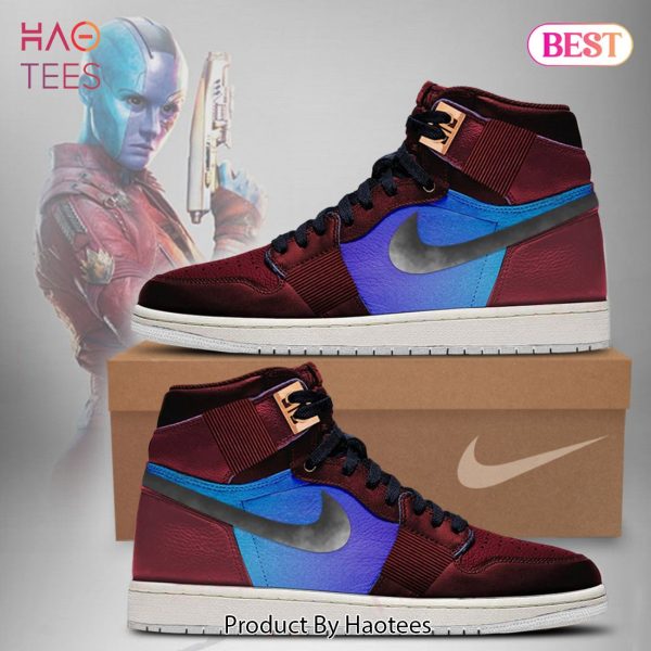 HOT TREND 2023 GOTG Marvel Nebula Air Jordan High Top Sneaker