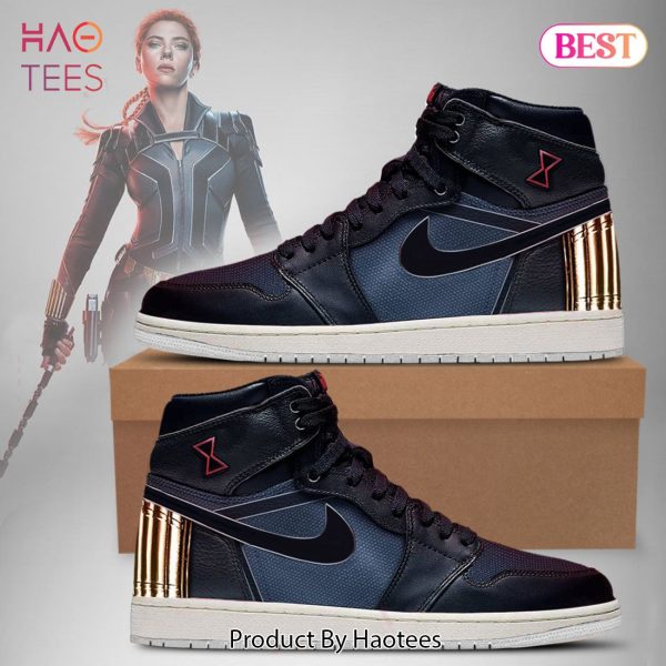 HOT TREND 2023 Marvel Avengers Black Widow Air Jordan High Top Sneaker  – F171