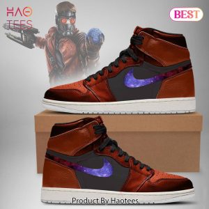 HOT TREND 2023 Marvel Avengers Star Lord Air Jordan High Top Sneaker HOT TREND 2023 Marvel Avengers Star Lord Air Jordan High Top Sneaker