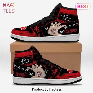 HOT TREND Akatsuki Deidara Naruto Jordan High Top Sneakers Anime Shoes
