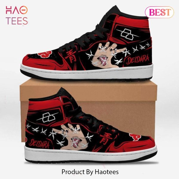 HOT TREND Akatsuki Deidara Naruto Jordan High Top Sneakers Anime Shoes