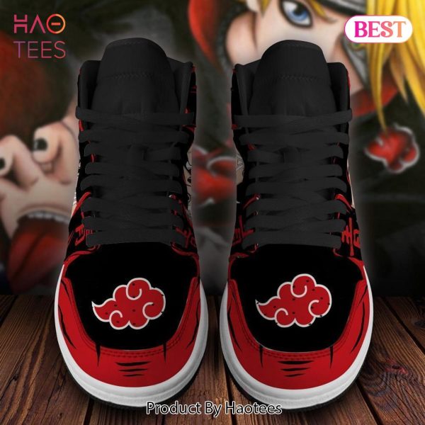 HOT TREND Akatsuki Deidara Naruto Jordan High Top Sneakers Anime Shoes