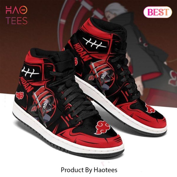 HOT TREND Akatsuki Hidan Naruto Jordan High Top Sneakers Anime Shoes