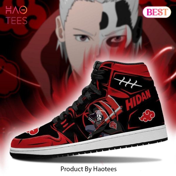 HOT TREND Akatsuki Hidan Naruto Jordan High Top Sneakers Anime Shoes