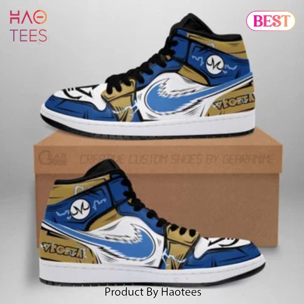 HOT TREND Anime Dragon Ball Vegeta Air Jordan High Top Sneaker