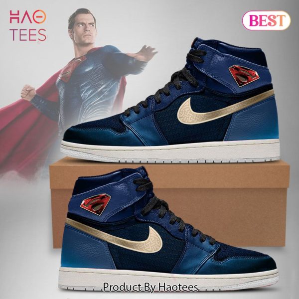 HOT TREND DC Justice League Superman Air Jordan High Top Sneaker
