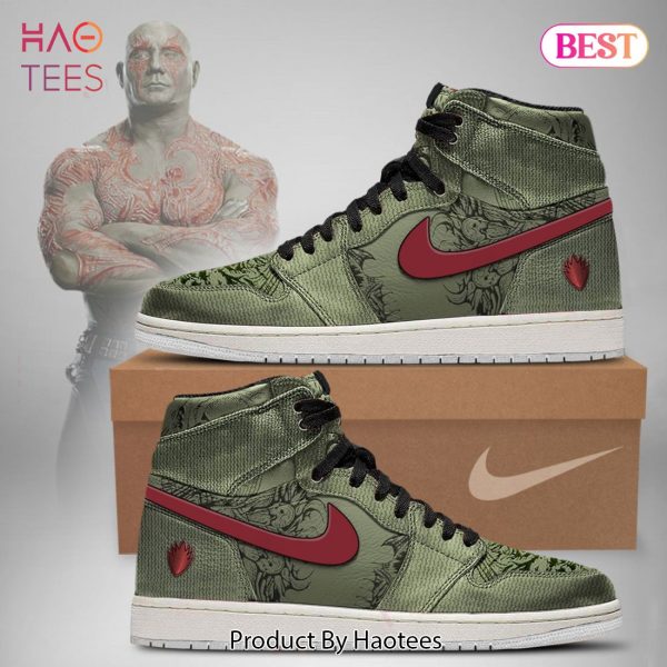 HOT TREND GOTG Marvel Drax Air Jordan High Top Sneaker