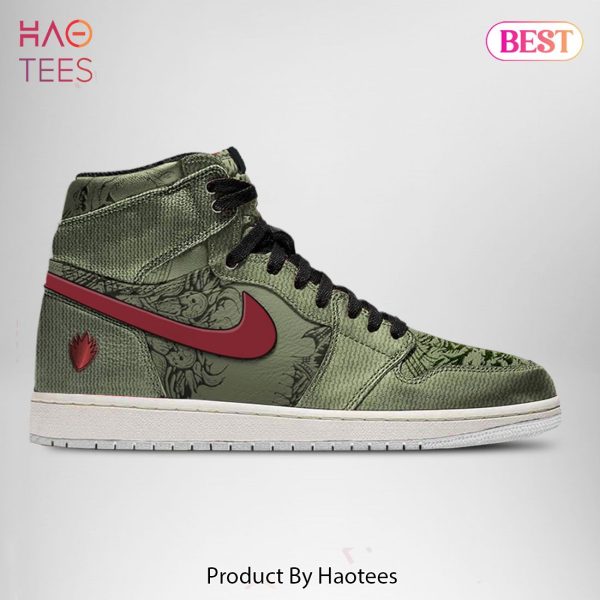 HOT TREND GOTG Marvel Drax Air Jordan High Top Sneaker