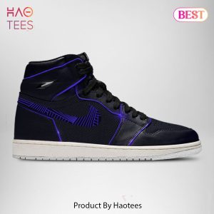 HOT TREND Marvel Avengers Black Panther Air Jordan High Top Sneaker