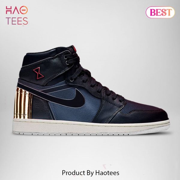 HOT TREND Marvel Avengers Black Widow Air Jordan High Top Sneaker  – OU51