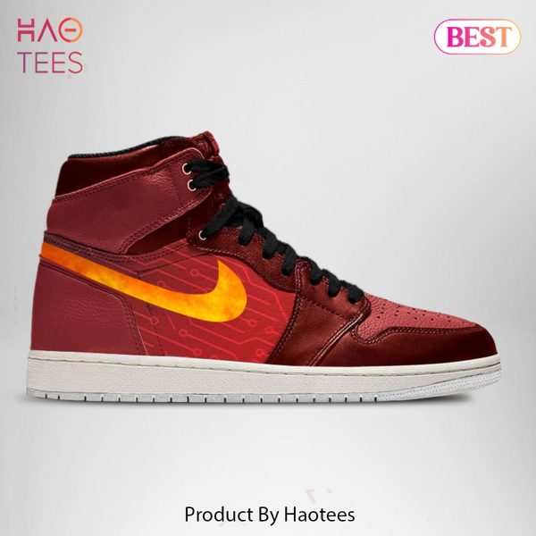 HOT TREND Marvel Avengers Ironman Air Jordan High Top Sneaker