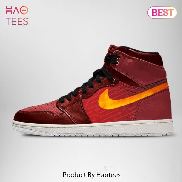 HOT TREND Marvel Avengers Ironman Air Jordan High Top Sneaker