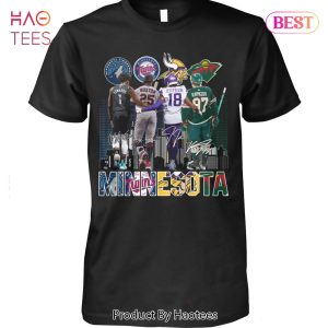 HOT TREND Minnesota Vikings Minnesota Twins Minnesota Timberwolves Minnesota Wild Minnesota Team Unisex T-Shirt