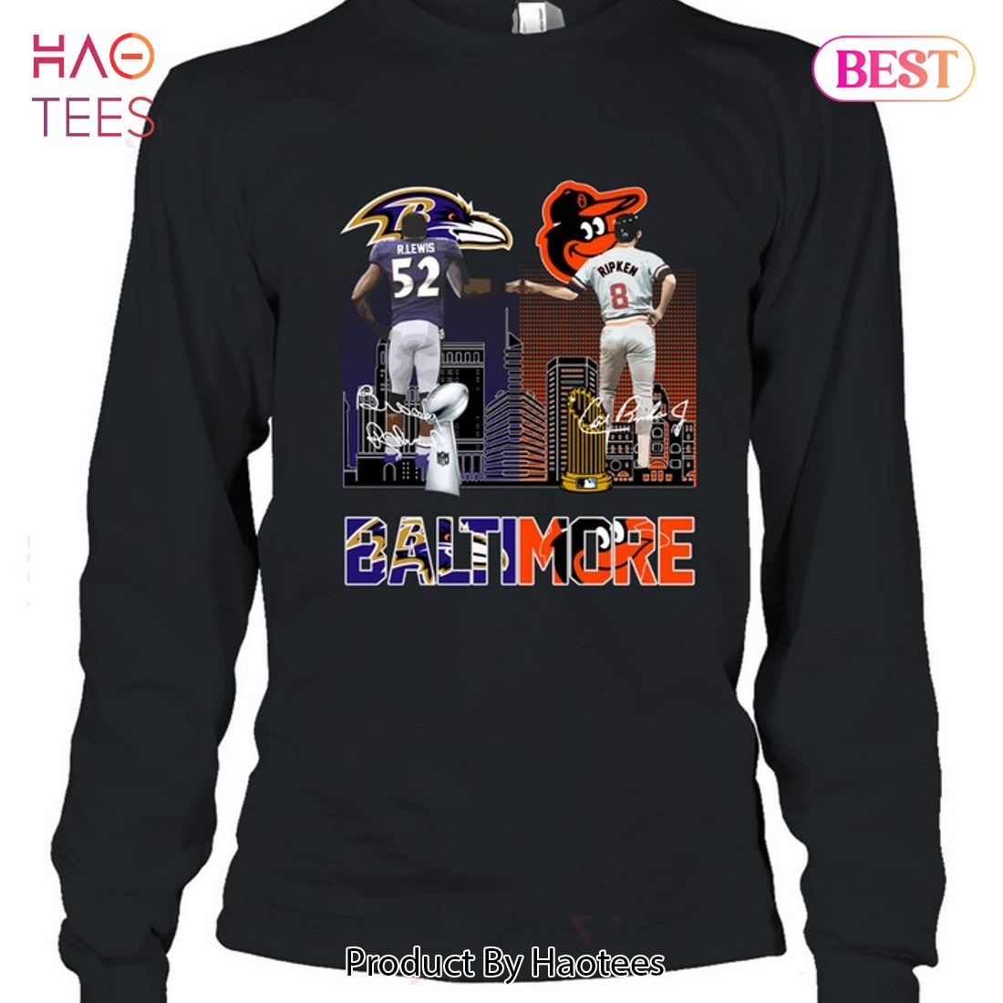 NEW Baltimore Orioles And Baltimore Ravens Unisex T-Shirt NEW Baltimore Orioles And Baltimore Ravens Unisex T-Shirt