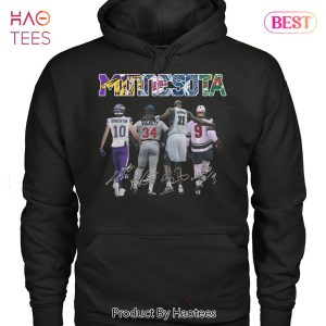 NEW Minnesota Vikings Minnesota Twins Minnesota Timberwolves Minnesota Wild Unisex T-Shirt