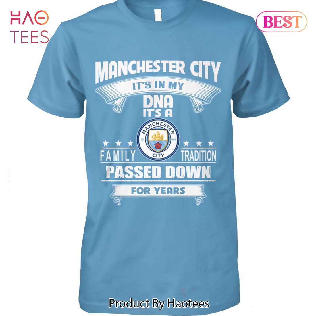 NEW Manchester City It s In My DNA Unisex T-Shirt NEW Manchester City It s In My DNA Unisex T-Shirt