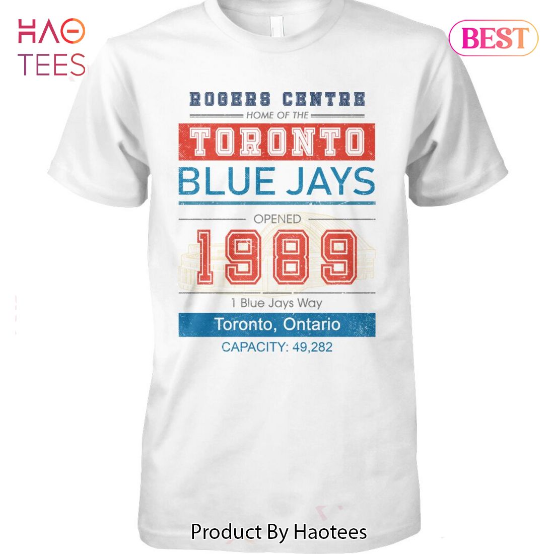 NEW Toronto Blue Jays Opened 1989 Unisex T-Shirt NEW Toronto Blue Jays Opened 1989 Unisex T-Shirt