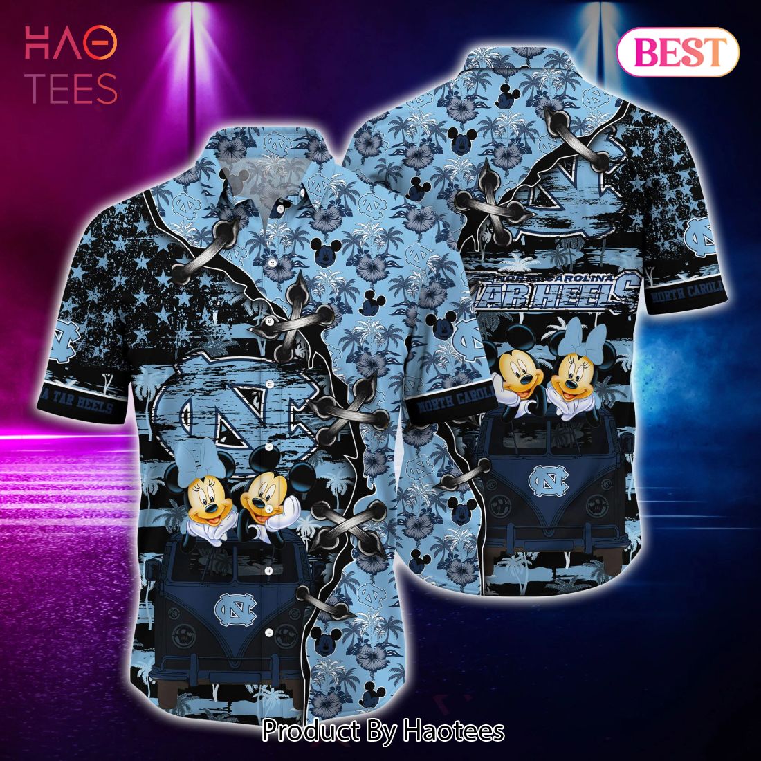 HOT North Carolina Tar Heels Hawaiian Shirt Hot 2023 HOT North Carolina Tar Heels Hawaiian Shirt Hot 2023