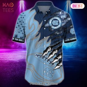 NEW North Carolina Tar Heels Hawaiian Shirt Hot Summer 2023
