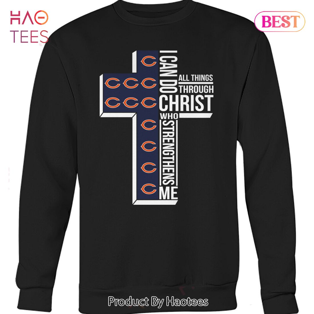 HOT Chicago Bears Legend All Things Through Unisex T-Shirt HOT Chicago Bears Legend All Things Through Unisex T-Shirt