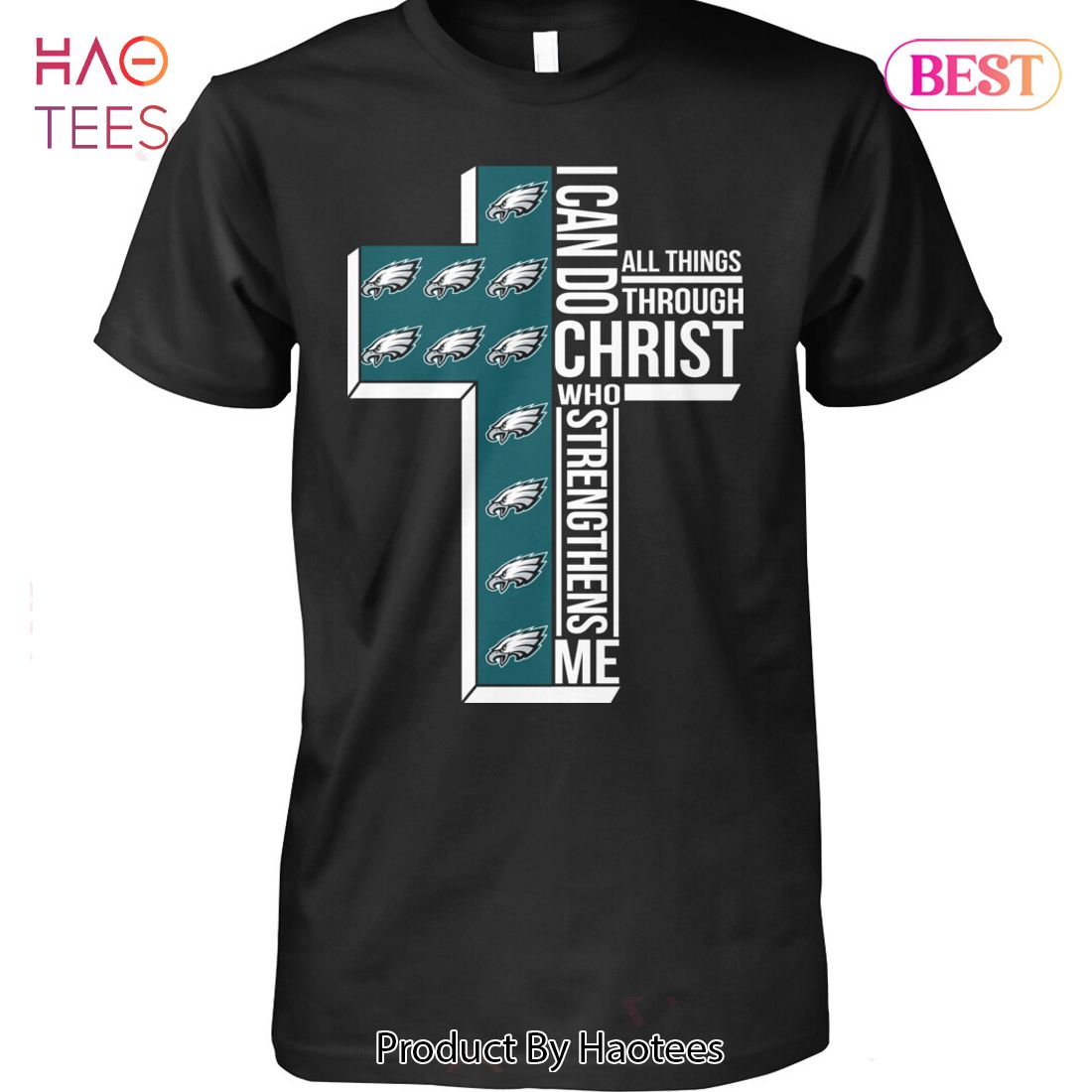 HOT Philadelphia Eagles Legend All Things Through Unisex T-Shirt HOT Philadelphia Eagles Legend All Things Through Unisex T-Shirt