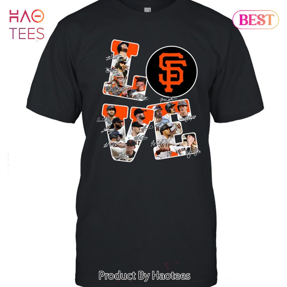 HOT TREND Love San Francisco Giants Baseball T-Shirt HOT TREND Love San Francisco Giants Baseball T-Shirt